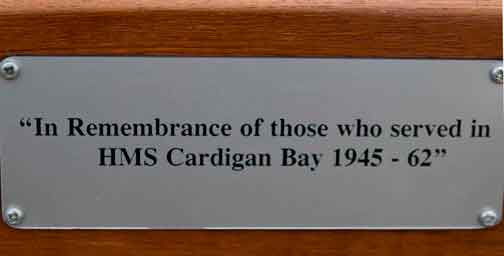 The commemorative plaque
